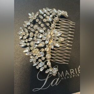 Crystal Floral Hair Comb